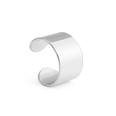 Minimalista arany színű rozsdamentes acél fülvédő fülbevaló hamis piercing csíptető tini férfiak női divatos alkalmi sport fülbevalók