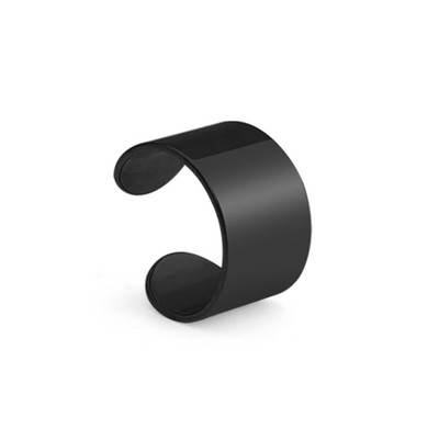 Minimalista arany színű rozsdamentes acél fülvédő fülbevaló hamis piercing csíptető tini férfiak női divatos alkalmi sport fülbevalók