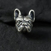 Επιχρυσωμένα γαλλικά μπουλντόγκ Shar Pei Stud Σκουλαρίκια Bully Hip Hop Ζώα σκουλαρίκια για άνδρες και γυναίκες Δώρα με κοσμήματα διασκέδασης πανκ