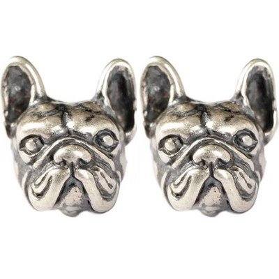 Επιχρυσωμένα γαλλικά μπουλντόγκ Shar Pei Stud Σκουλαρίκια Bully Hip Hop Ζώα σκουλαρίκια για άνδρες και γυναίκες Δώρα με κοσμήματα διασκέδασης πανκ