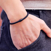 Novo kod muškaraca Narukvica od konopa Minimalistički Micro Magentic Braclet Homme Matching Cord Boyfriend Festival Accessories Pulseras Hombre