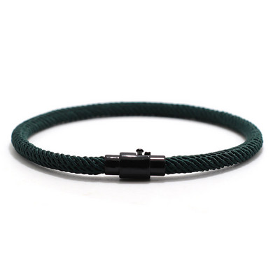 Novo kod muškaraca Narukvica od konopa Minimalistički Micro Magentic Braclet Homme Matching Cord Boyfriend Festival Accessories Pulseras Hombre