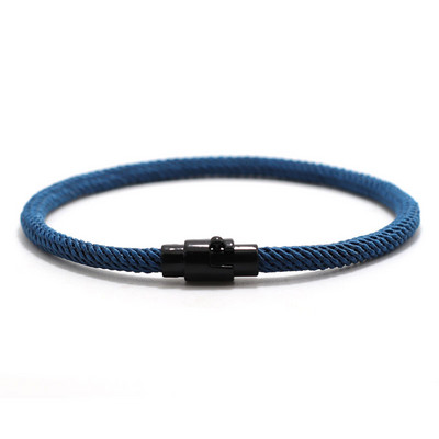 Novo kod muškaraca Narukvica od konopa Minimalistički Micro Magentic Braclet Homme Matching Cord Boyfriend Festival Accessories Pulseras Hombre