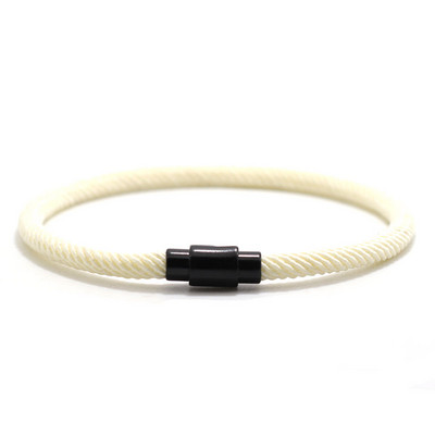 Novo kod muškaraca Narukvica od konopa Minimalistički Micro Magentic Braclet Homme Matching Cord Boyfriend Festival Accessories Pulseras Hombre