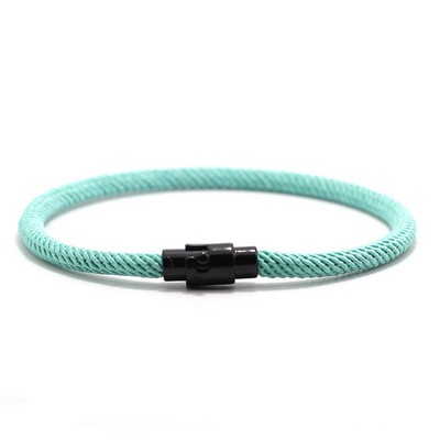Novo kod muškaraca Narukvica od konopa Minimalistički Micro Magentic Braclet Homme Matching Cord Boyfriend Festival Accessories Pulseras Hombre