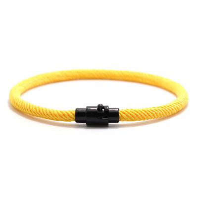 Novo kod muškaraca Narukvica od konopa Minimalistički Micro Magentic Braclet Homme Matching Cord Boyfriend Festival Accessories Pulseras Hombre