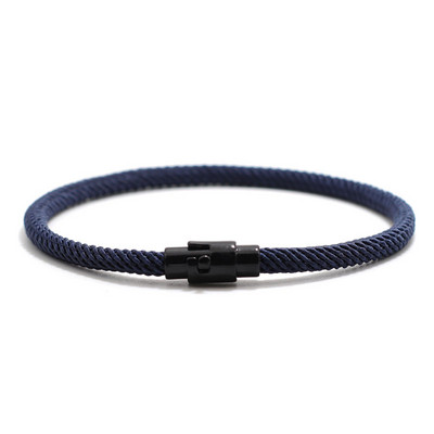 Novo kod muškaraca Narukvica od konopa Minimalistički Micro Magentic Braclet Homme Matching Cord Boyfriend Festival Accessories Pulseras Hombre