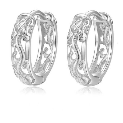 Vintage melns galvaskauss adatas stīpas auskari hipoalerģiski auskari panku biker roks vīriešiem rotaslietas aksesuāri