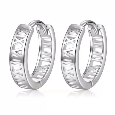 Vintage melns galvaskauss adatas stīpas auskari hipoalerģiski auskari panku biker roks vīriešiem rotaslietas aksesuāri