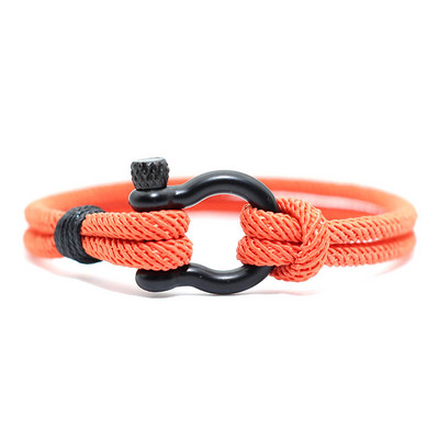 Jauna vīriešu rokassprādze 4 mm Laimes virves rokassprādze Homme Boyfriend dāvana Outdoor Survival Brazalete Pulseira Masculina auklas ķēde Pulsera