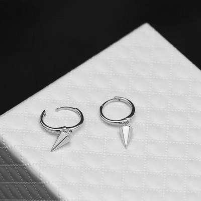 Vintage minimalista négyzet alakú fülbevaló tiniknek Füllyukasztó fülbevaló Női Férfi Piercing Szokatlan party fülbevaló Ékszer