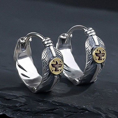 Vintage minimalista négyzet alakú fülbevaló tiniknek Füllyukasztó fülbevaló Női Férfi Piercing Szokatlan party fülbevaló Ékszer