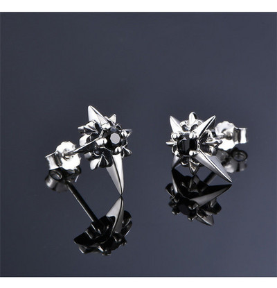 Vintage minimalista négyzet alakú fülbevaló tiniknek Füllyukasztó fülbevaló Női Férfi Piercing Szokatlan party fülbevaló Ékszer