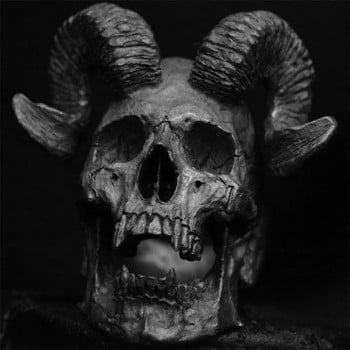 Vintage Steampunk Satan Devil Skull Ring For Men Gothic Punk Δαχτυλίδι από ανοξείδωτο ατσάλι Hiphop Μοτοσικλέτα Rock Biker Κοσμήματα Χονδρική