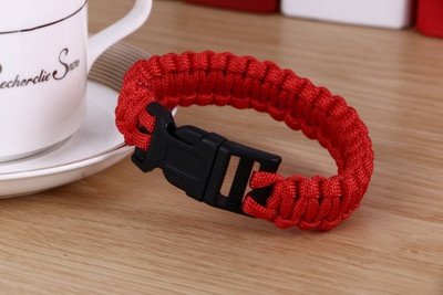 Meeste uus Survival Paracord Käevõru Meestele Õues Matkamine Pandlaga Käepael Naiste Köis Käevõru Meeste Ehted