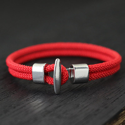 Noter kötél karkötő Homme Viking kalóz karkötő Outdoor Survival Braslet kemping kiegészítők Pulsera Hombre férfi vezeték Brazalete