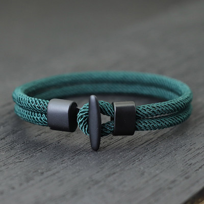 Noter kötél karkötő Homme Viking kalóz karkötő Outdoor Survival Braslet kemping kiegészítők Pulsera Hombre férfi vezeték Brazalete