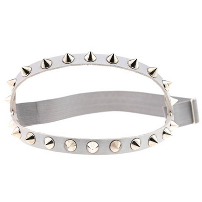 Trīs rindu plaukstas smailes ar kniedēm plata aproce Āda punk gotiskā roka unisex rokassprādze rokassprādze vīriešu rotaslietas