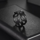 Modes 8 mm panku kuba ķēdes gredzeni vīriešiem sievietēm 3 krāsu forši vīriešu nerūsējošā tērauda gredzeni hiphop stresa apģērbi Rock Biker rotaslietas