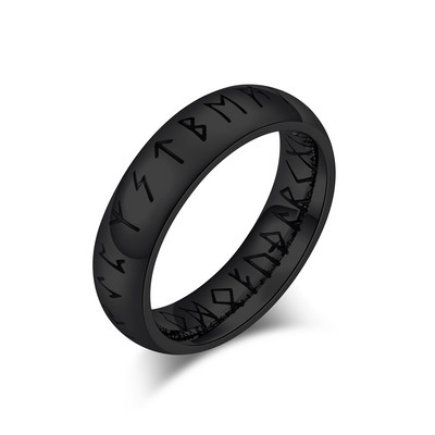 Vintage Odin Norse Viking δαχτυλίδια ρούνων με διπλό γράμμα για άνδρες Βίκινγκ με κέλτικο κόμπο από ανοξείδωτο ατσάλι Valknut κοσμήματα ρετρό φυλαχτό