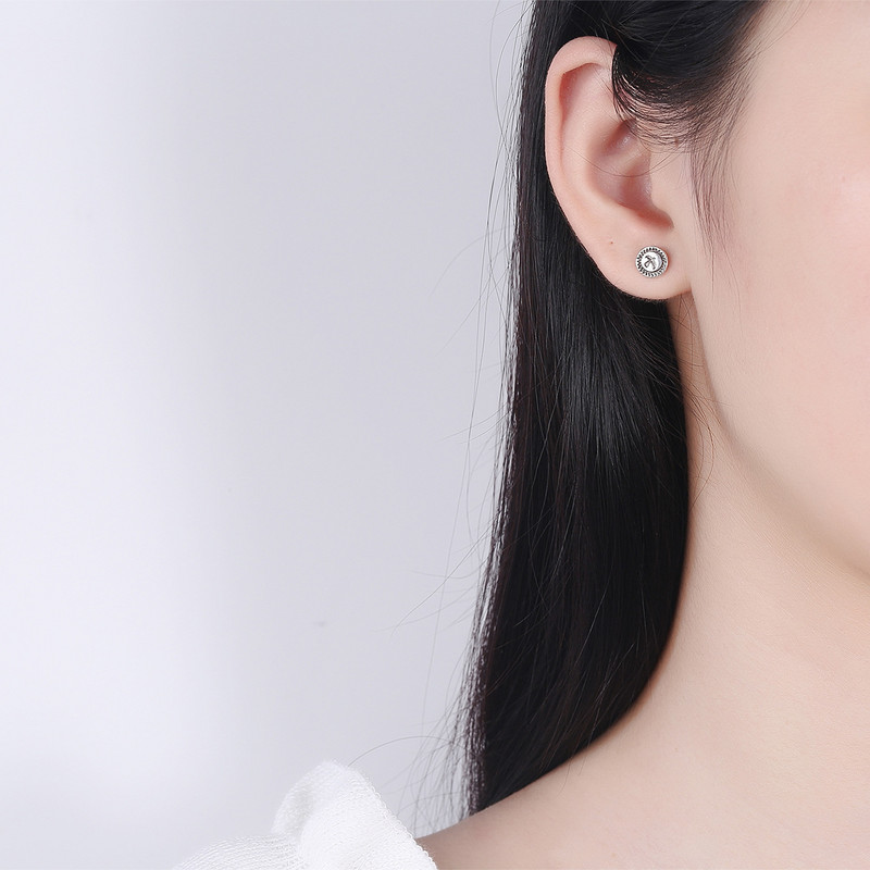 Vienkārši retro putnu auskari ar sudraba pārklājumu planējošs ērgļa auskari Modes šarms rotaslietas vīriešiem un sievietēm