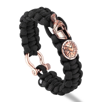 Nordic Outdoor Spartan Warrior sisak zsinóros karkötők férfi antik vikingek kiegészítők túlélési paracord karkötők homme kézzel készített