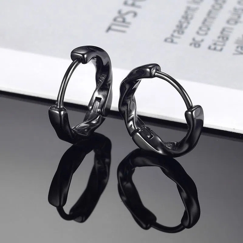 Posrebrene Mobius Eternal Hoop naušnice Muški i ženski Hip-Hop Trend Cool naušnice Street Univerzalni nakit