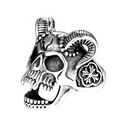 New Arrival Ανδρικά δαχτυλίδια μόδας Skull Eagle Dragon Claw Retro Punk Δώρα Πολυτελή κοσμήματα TRENDY Anniversary Skeleton Χονδρική