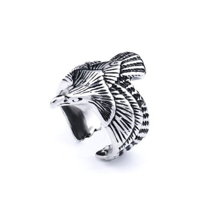 New Arrival Ανδρικά δαχτυλίδια μόδας Skull Eagle Dragon Claw Retro Punk Δώρα Πολυτελή κοσμήματα TRENDY Anniversary Skeleton Χονδρική