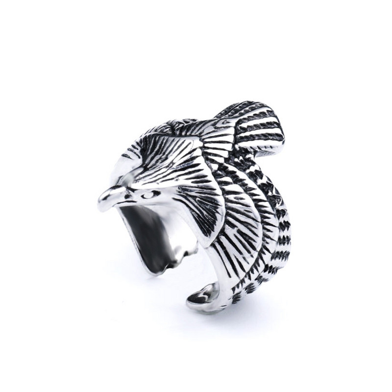 New Arrival Ανδρικά δαχτυλίδια μόδας Skull Eagle Dragon Claw Retro Punk Δώρα Πολυτελή κοσμήματα TRENDY Anniversary Skeleton Χονδρική