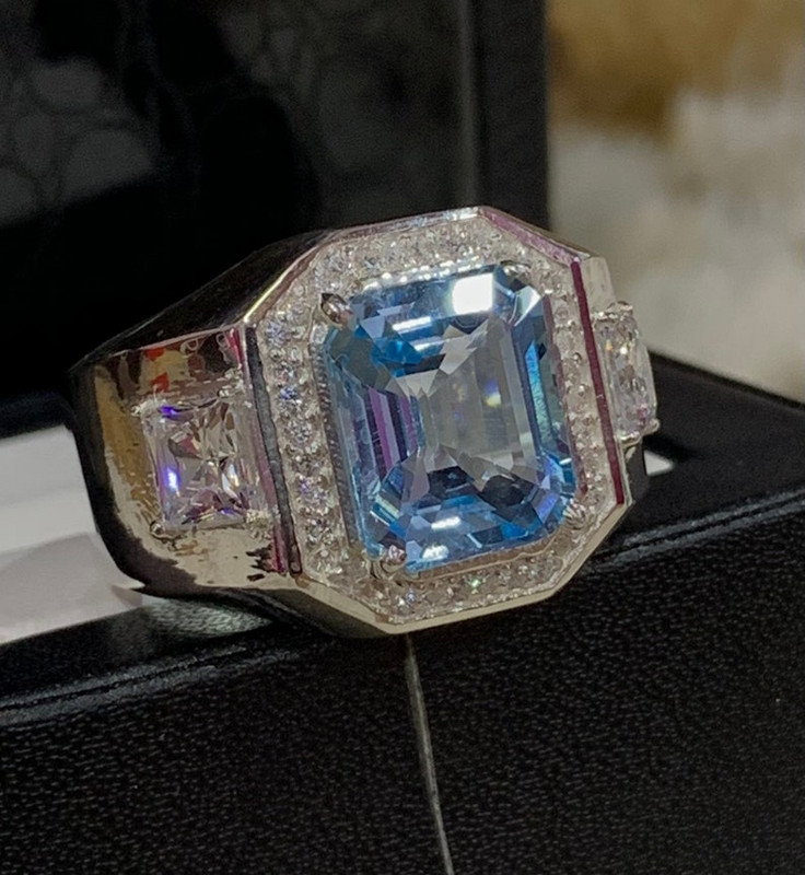 Jauna stila inkrustēts cirkona populārs personības gredzens Eiropas un Amerikas modes vīriešu un sieviešu gredzenu rotaslietas