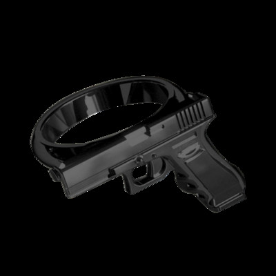 Izuzetan prsten od imitacije pištolja, prsten od legure, prsten za poliranje, motocikl, kauboj, biciklist, punk, muškarci, žene, cool prsten