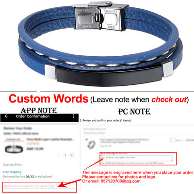 Επαγγελματικά ανδρικά προσαρμοσμένα ονόματα Βραχιόλι γοητείας ανδρών από ανοξείδωτο ατσάλι Δέρμα μόδας Γυναικεία κουβανικά βραχιόλι με ρυθμιζόμενο μήκος Δώρο για αγόρι