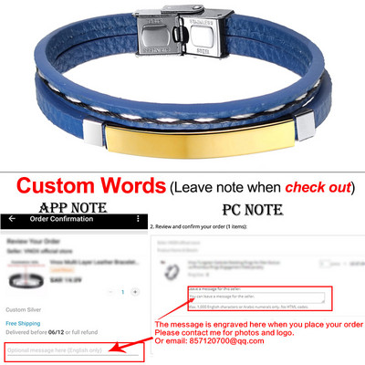 Επαγγελματικά ανδρικά προσαρμοσμένα ονόματα Βραχιόλι γοητείας ανδρών από ανοξείδωτο ατσάλι Δέρμα μόδας Γυναικεία κουβανικά βραχιόλι με ρυθμιζόμενο μήκος Δώρο για αγόρι