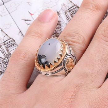 Κοσμήματα Ευρωπαϊκής και Αμερικάνικης μόδας Δημοφιλή ρετρό ανδρικά δαχτυλίδια Νέο κοσμήματα δεξιώσεων πανκ προσωπικότητας υπερβολικό δαχτυλίδι