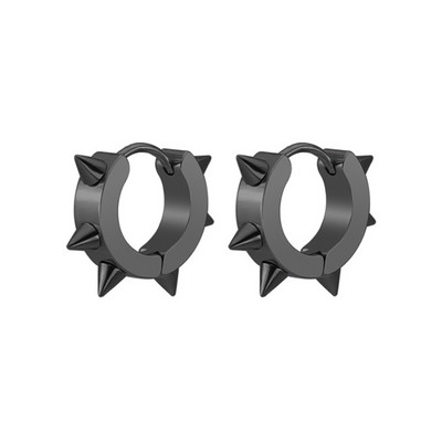 Naušnice sa zakovicama od titanijskog čelika za muškarce Žene Lažne naušnice bez piercinga Punk Rock Hiphop Modni nakit od nehrđajućeg čelika