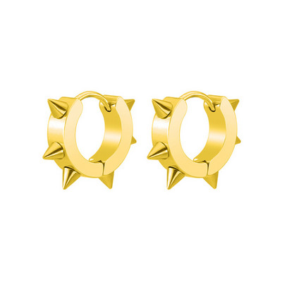 Naušnice sa zakovicama od titanijskog čelika za muškarce Žene Lažne naušnice bez piercinga Punk Rock Hiphop Modni nakit od nehrđajućeg čelika