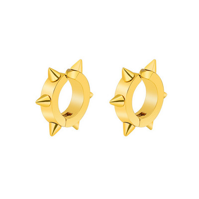 Naušnice sa zakovicama od titanijskog čelika za muškarce Žene Lažne naušnice bez piercinga Punk Rock Hiphop Modni nakit od nehrđajućeg čelika