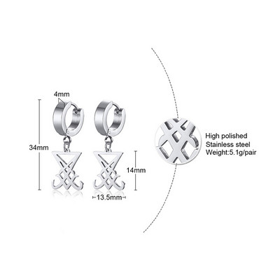 PODESIVA CRNA PLETNICA SA SATANSKIM KRIŽOM OD NEHRĐAJUĆEG ČELIKA LEVIJATANSKI KRIŽ LUCIFEROVA NARUKVICA ZA MUŠKARCE UNISEX NAKIT