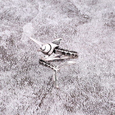 14 stili Punk Stils Vilks Čūska Pūķis Dzīvnieku Gredzens Mode Vīriešu Gredzens Pārspīlēts Roka Gredzens Rotaslietas Dāvana Regulējams