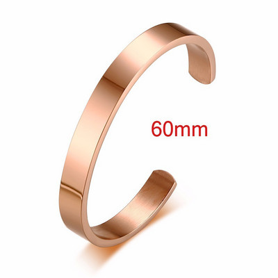 Čvrste zlatne ravne narukvice od 6 mm 8 mm s manžetama za muškarce Narukvice Narukvice Brazalet Bileklik Narukvice