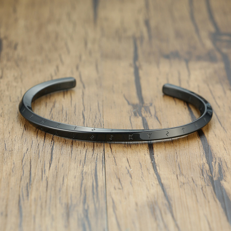 FÉRFI BANGLE VIKING TWIST mandzsetta karkötő rozsdamentes acélból MOEBIUS BRAZALETS AJÁNDÉK