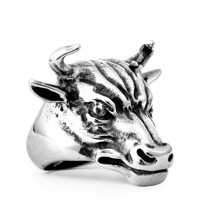 5 stiluri vintage punk vânt lup taur inel șopârlă masca spartană inele rock hip hop inel pentru bărbați bijuterii drop shipping