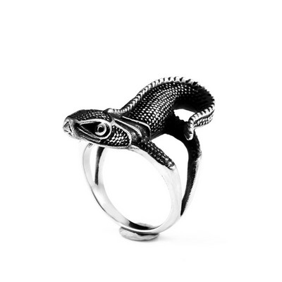 5 stiluri vintage punk vânt lup taur inel șopârlă masca spartană inele rock hip hop inel pentru bărbați bijuterii drop shipping