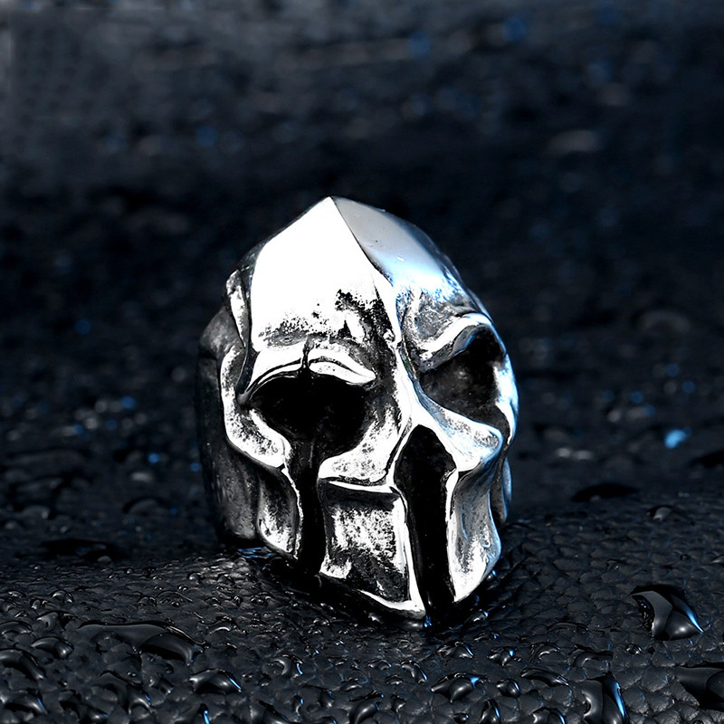 5 stiluri vintage punk vânt lup taur inel șopârlă masca spartană inele rock hip hop inel pentru bărbați bijuterii drop shipping