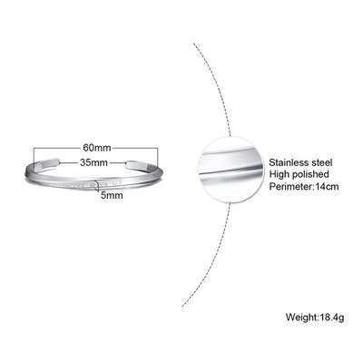 Muška narukvica Viking, narukvice s nordijskim runama, muška narukvica, Twist Mobius narukvice od nehrđajućeg čelika, muški nakit