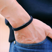 Noter Grade A Keel Rope Narukvica Muška dvoslojna narukvica za preživljavanje na otvorenom Kampiranje Narukvica prijateljstva Poklon za dečka Pulsera