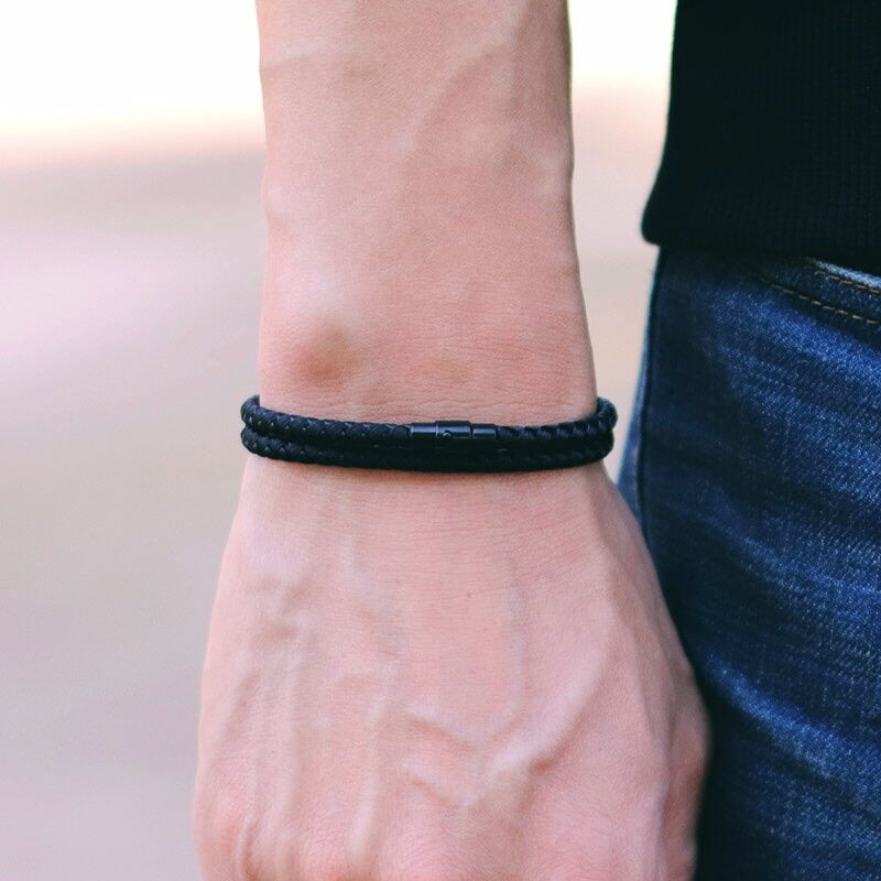 Noter Grade A Keel Rope Narukvica Muška dvoslojna narukvica za preživljavanje na otvorenom Kampiranje Narukvica prijateljstva Poklon za dečka Pulsera