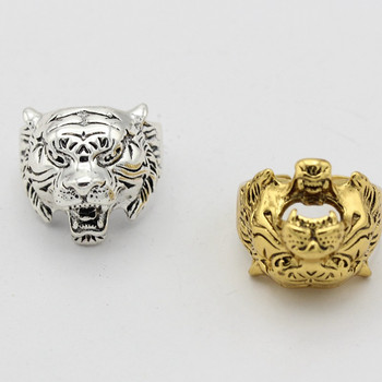 Χρυσά δαχτυλίδια τίγρης για άντρες Κοσμήματα μόδας ρυθμιζόμενο μέγεθος με δυνατότητα αλλαγής μεγέθους Vintage Anillos Punk μεταλλικά αξεσουάρ για πάρτι