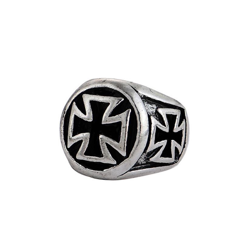 Muški križni prsten Vintage srebrni metalni anillos promjenjive veličine Ženski modni nakit Šarm Dodaci Rođendanski poklon za dječake Besplatna dostava